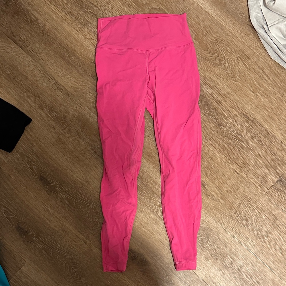 Lululemon Pink Align Leggings Double Lined
